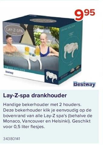 Lay-z-spa drankhouder