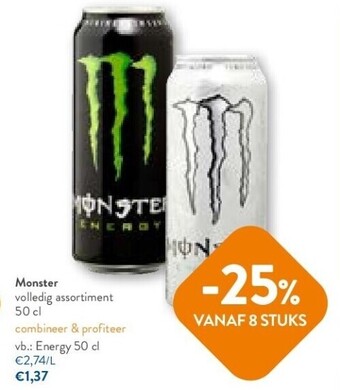 OKay Monster volledig assortiment 50 cl aanbieding