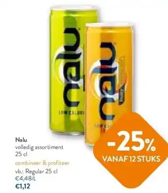 OKay Nalu volledig assortiment 25 cl aanbieding