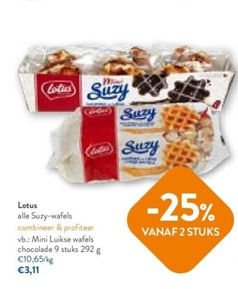 OKay Lotus alle suzy-wafels aanbieding