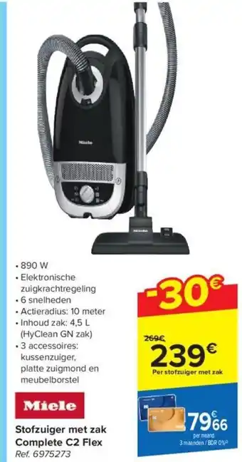Miele Stofzuiger met zak Complete C2 Flex
