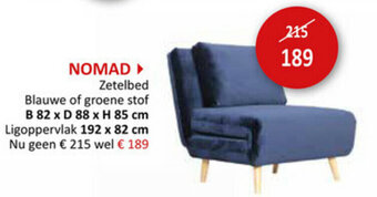 Nomad Zetelbed