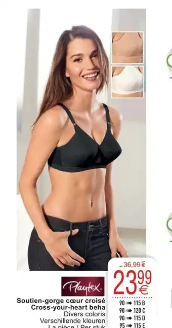 Cora Soutien-gorge cœur croisé Cross-your-heart beha aanbieding
