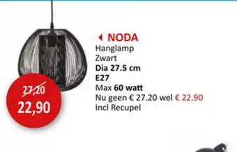 Weba Noda Hanglamp Dia 27.5 cm aanbieding