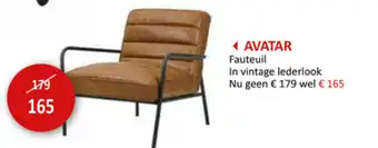 Weba Avatar Fauteuil aanbieding