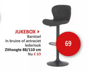 Weba Jukebox Barstoel Zithoogte 88/110cm aanbieding