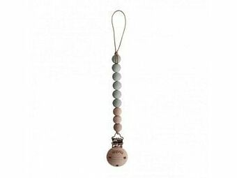 Mushie Fopspeenketting Cleo Sage/Wood