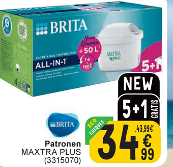 Cora BRITA Patronen MAXTRA PLUS (3315070) aanbieding