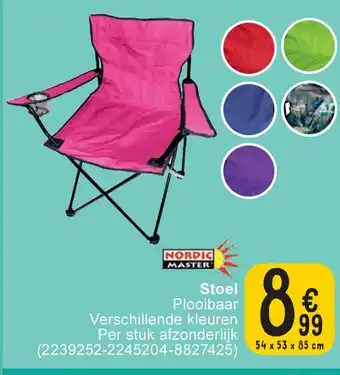 Cora Stoel Plooibaar 54 x 53 x 85cm aanbieding