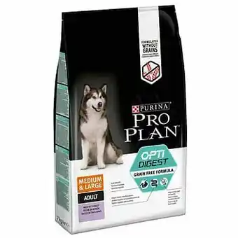 Zooplus 2x12kg Medium & Large Adult Optidigest Graanvrij Pro Plan Hondenvoer aanbieding