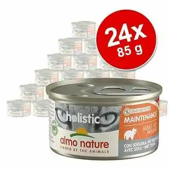 Zooplus 24x85g Maintenance met ham Almo Nature Holistic Kattenvoer aanbieding