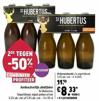 St hubertus tripel blond