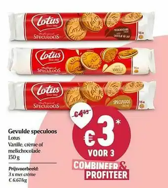 Gevulde speculoos met crème