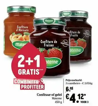 Delhaize Materne aardbeien aanbieding