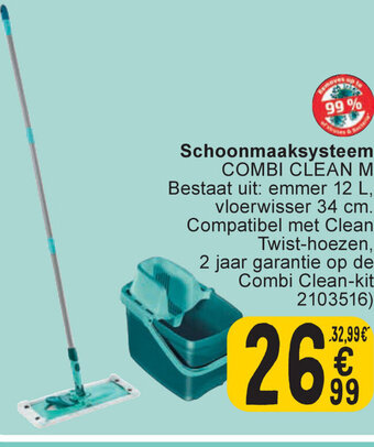 Cora Schoonmaaksysteem COMBI CLEAN M aanbieding