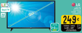 Cora LG LED-TV 32LQ630 HDMI, USB (3069970) aanbieding