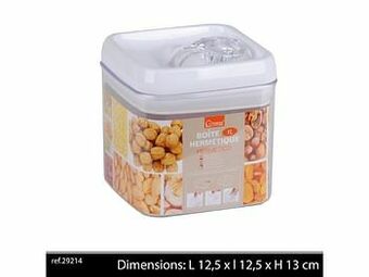 Doos Hermetisch 0.8 Lit L9Xl9Xh15.5Cm
