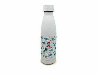 Multi bazar Drinkfles Vacuum 500Ml De Smurfen Blauw aanbieding