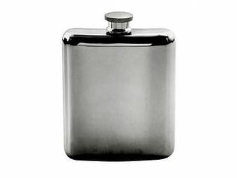 Multi bazar Point Virgule Heupfles Uit Rvs Metallic Zwart 175Ml aanbieding