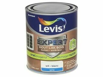 Multi bazar Levis Lak Expert Sat Buiten Sneldr Wit 0.75L aanbieding