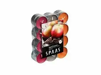Multi bazar Scented Theelichten 24 Assorti Geur Apple Cinnamon aanbieding