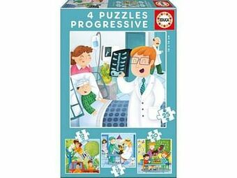 Multi bazar Educa Puzzel 12-16-20-25St. Als Ik Later Groot Ben aanbieding