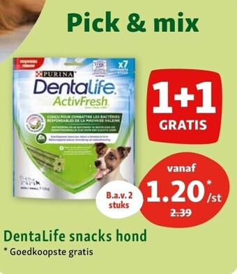 Maxi Zoo Dentalife snacks hond aanbieding
