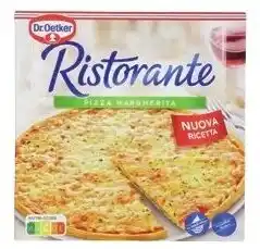 Colruyt Dr. Oetker Ristorante volledig assortiment Margherita 295 g /kg aanbieding