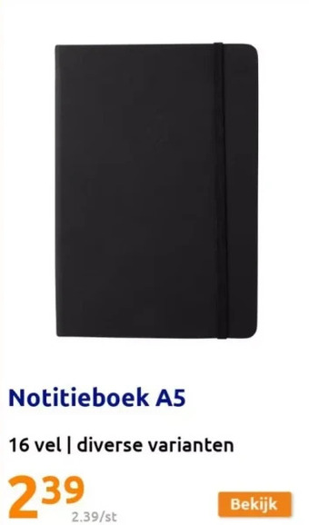 Action Notitieboek a5 aanbieding