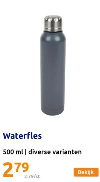 Action Waterfles aanbieding