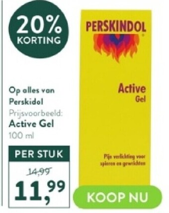 Holland & Barrett Active gel 100 ml aanbieding