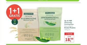 Holland & Barrett Erwten proteine 500 gram aanbieding