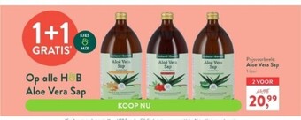 Holland & Barrett Aloe vera sap aanbieding