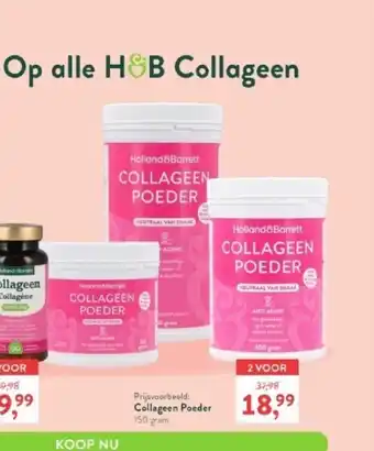 Holland & Barrett Collagen poeder 150 gram aanbieding
