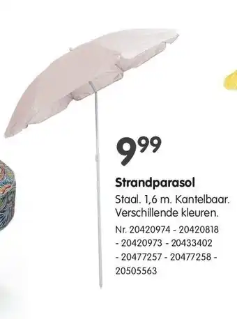 Fun Strandparasol aanbieding