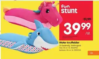 Water knuffeldier