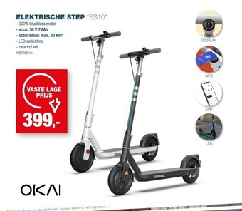 Hubo Elektrische step “es10” aanbieding