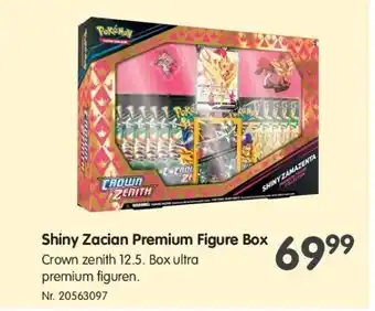 Fun Shiny zacian premium figure box aanbieding