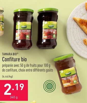 TAMARA BIO Confiture bio