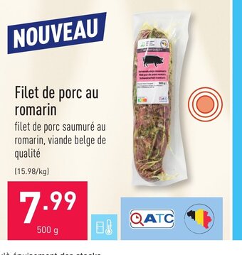 ALDI Filet de porc au romarin 500g aanbieding