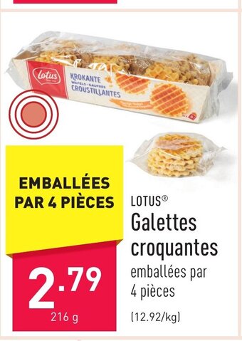 Lotus galettes croquantes 216g