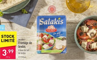 ALDI SALAKIS Fromage de brebis 200g aanbieding
