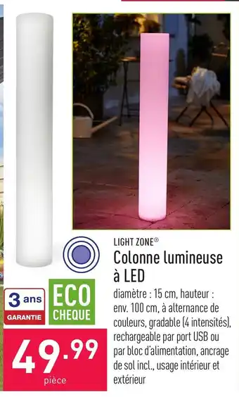 ALDI LIGHT ZONE Colonne lumineuse à LED aanbieding