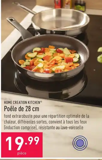 ALDI HOME CREATION KITCHEN Poêle de 28 cm aanbieding