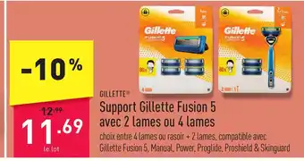 GILLETTE Support Gillette Fusion 5 avec 2 lames ou 4 lames