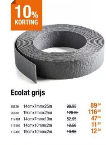 Cevo Ecolat grijs aanbieding