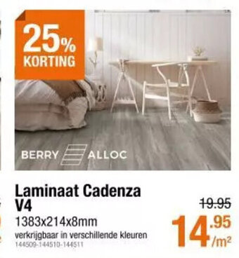 Cevo Laminaat Cadenza V4 aanbieding