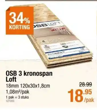 Cevo OSB 3 kronospan Loft aanbieding