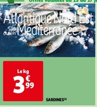 Auchan SARDINES le kg aanbieding