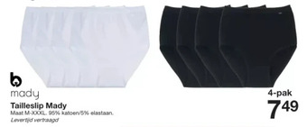 Zeeman Tailleslip mady aanbieding